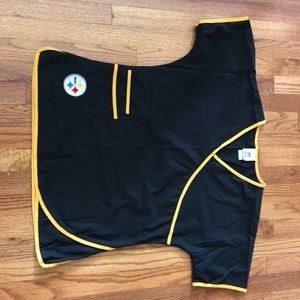 Steelers Theme Scrub Top